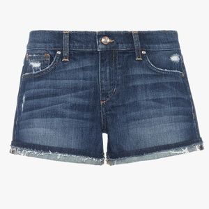 Joe’s Jeans Dark Wash Distressed Denim Cutoff Shorts Size 28